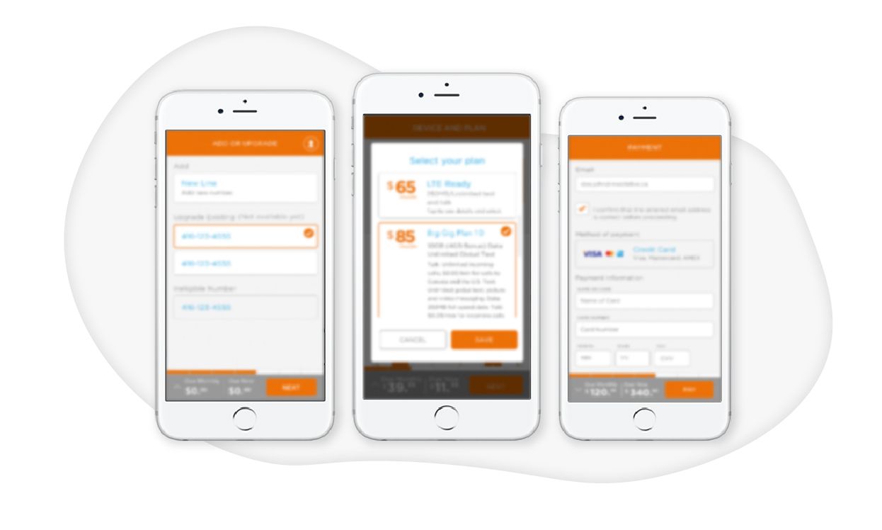 Canadian telco digital app experience