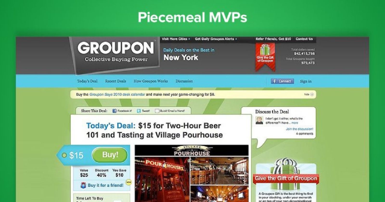 piecemeal mvps validation methods